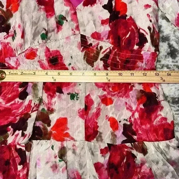 Women's Taylor Floral Dress Size Unspecified/See pics for measurement/Pink White - Picture 10 of 16
